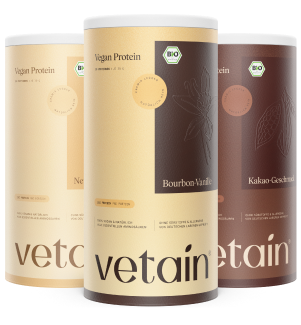 Vetain Bundle: Vegan Protein Vanille, Kakao, Neutral