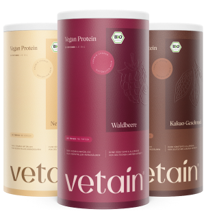Vetain Bundle: Vegan Protein Waldbeere, Neutral, Kakao