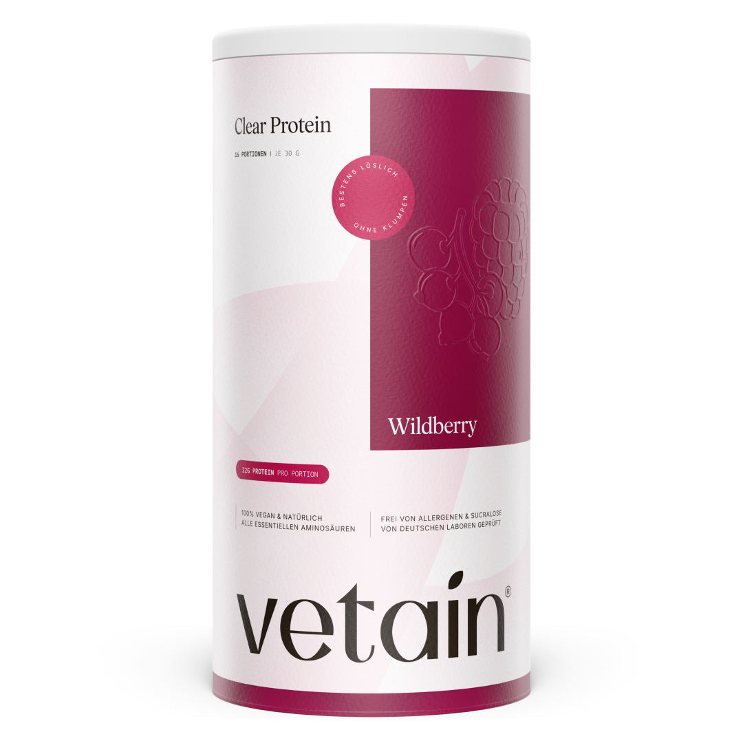 Vetain veganes Clear Protein Wildberry
