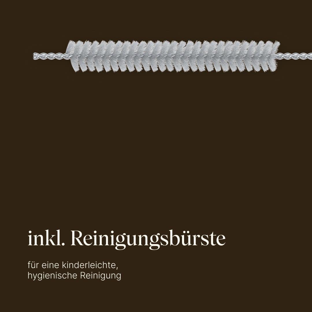 Eine Reinigungsbürste für eine kinderleichte, hygienische Reinigung
