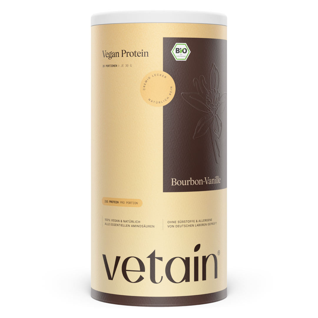 Vetain Vegan Protein Bourbon-Vanille Dose