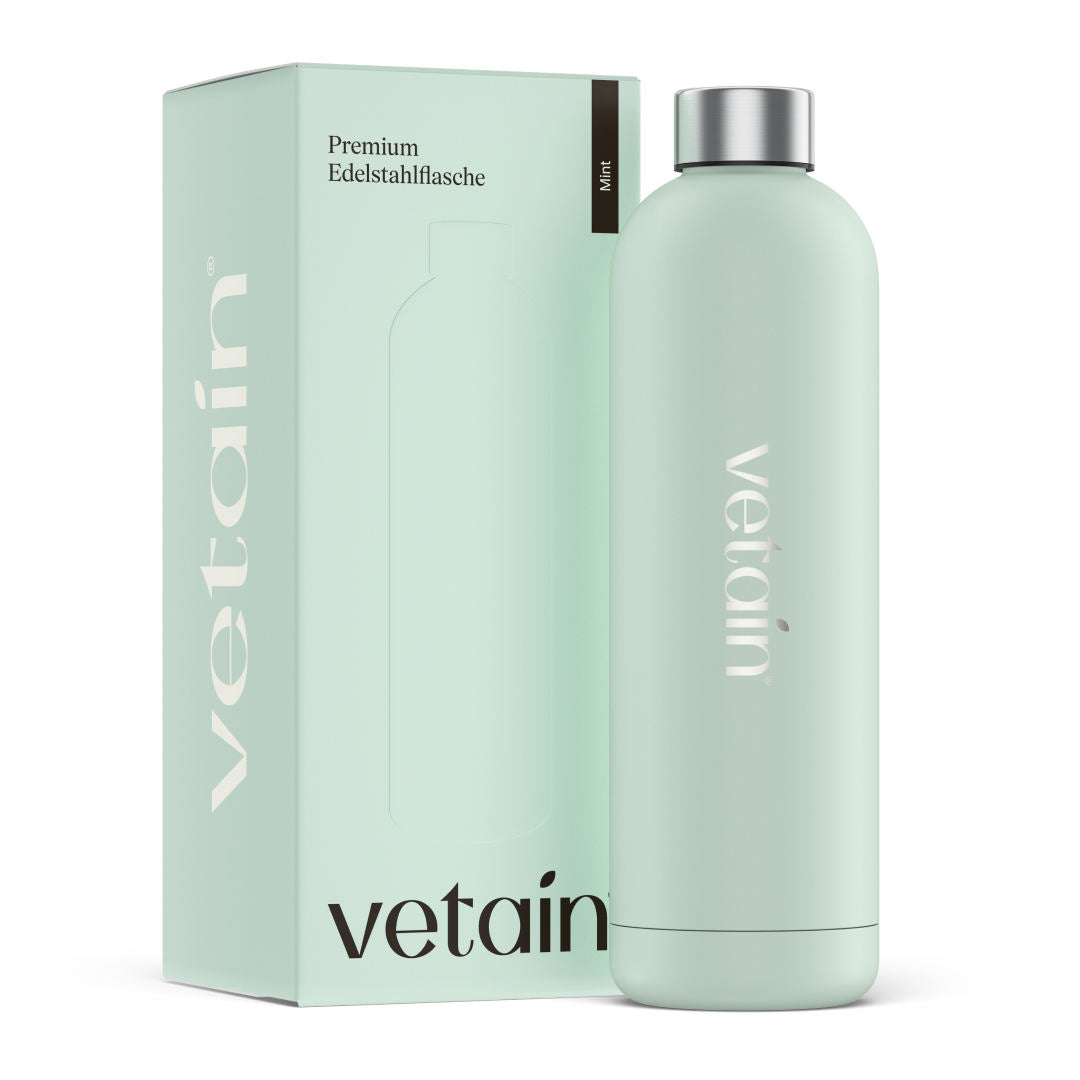 Edelstahltrinkflasche 1l von Vetain