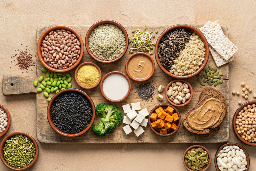 What has a lot of protein?