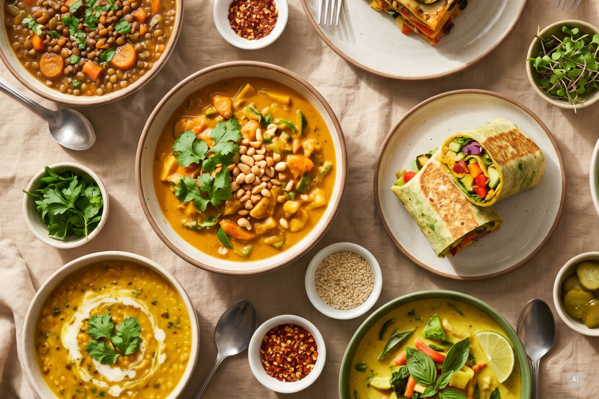 12 High Protein Rezepte für das Abendessen - Bild KI generiert