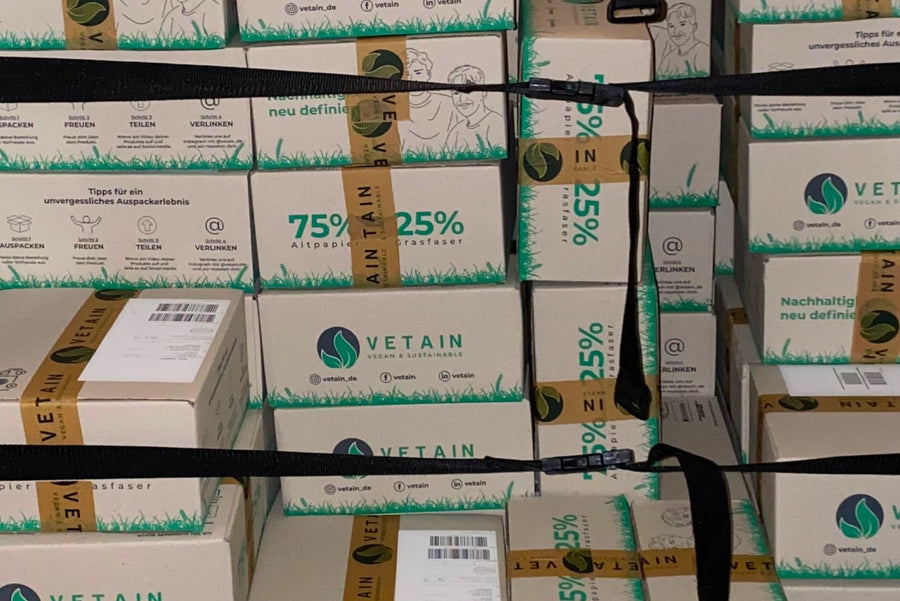 Klimaneutraler Versand bei Vetain durch DHL-GoGreen