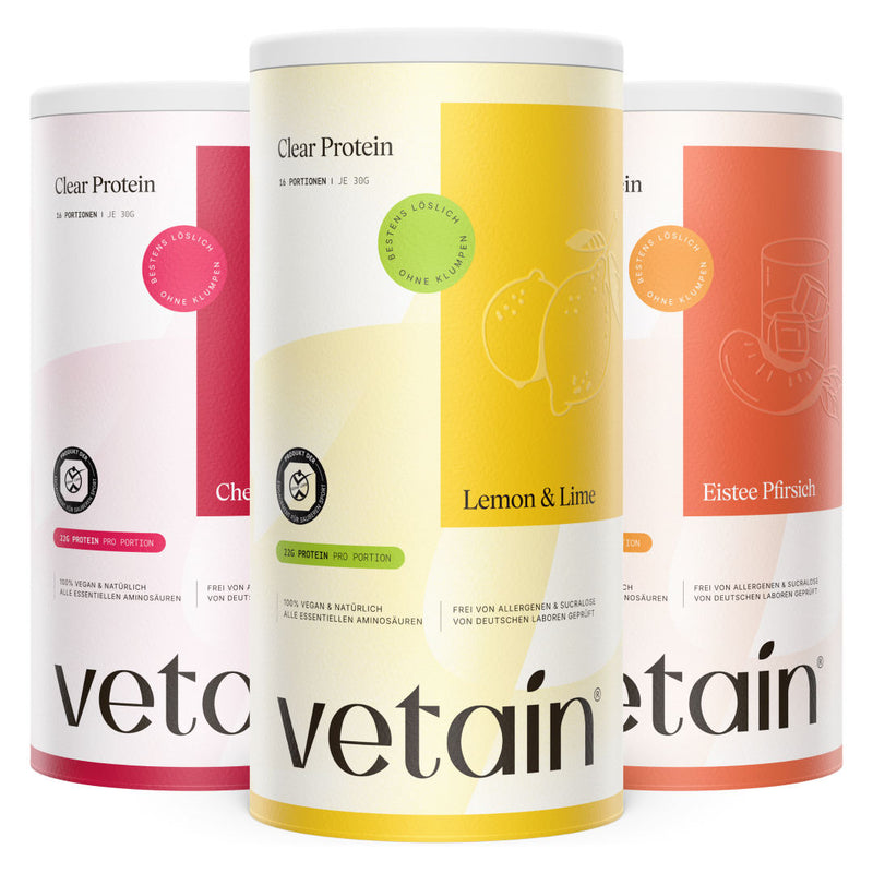 Vetain Clear Protein Bundle mit 3 wählbaren Sorten