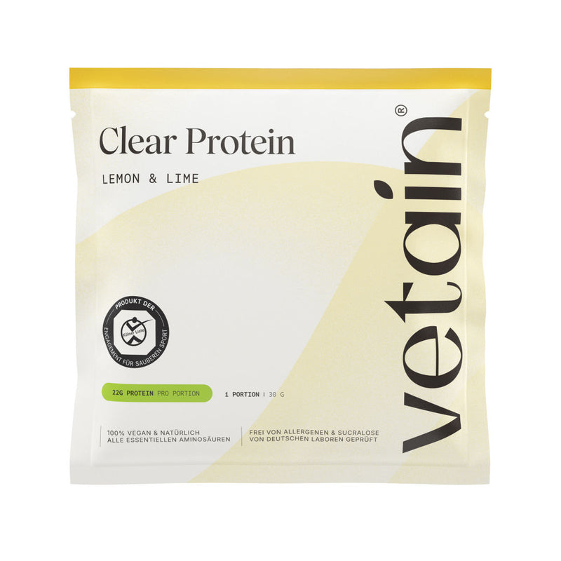 Vetain vegane Clear Protein Probe Lemon & Lime