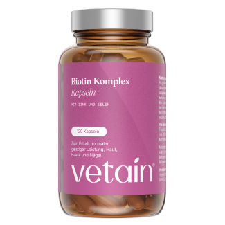 Biotin Komplex von Vetain mit 120 Kapseln
