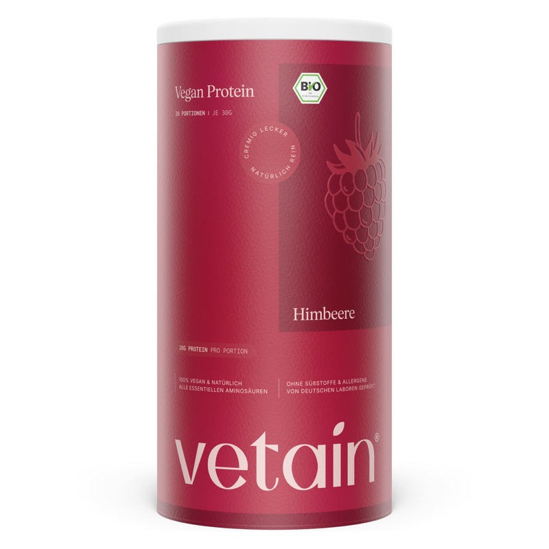 Vetain vegan Protein Proteindose Geschmack Himbeere