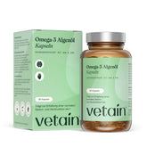 Vetain veganes Omega 3 Algenöl. 90 Kapseln