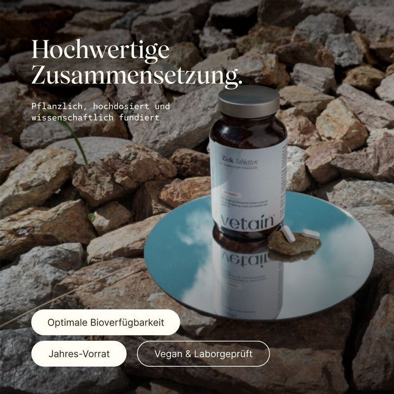 Zink Kapseln Jahresvorrat mit optimaler Bioverfügbarkeit