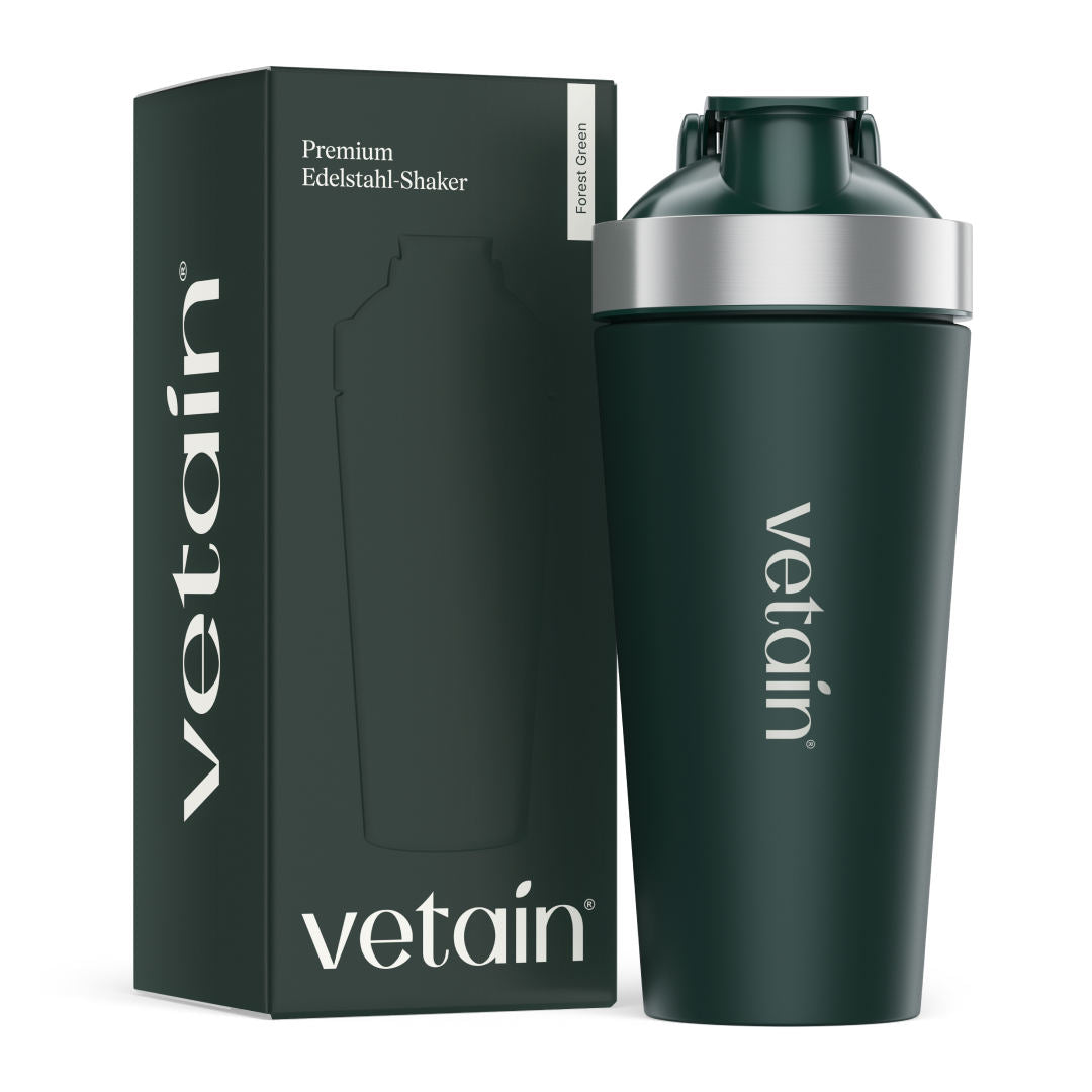 Vetain Edelstahlshaker dunkelgrün