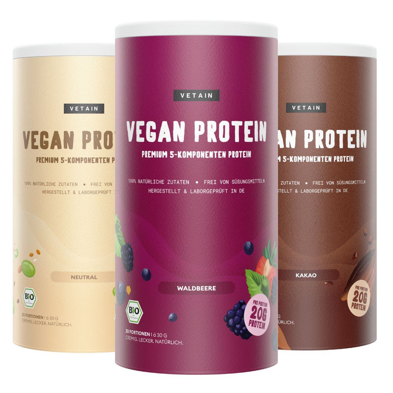 Vetain Bundle Proteinpulver ohne Zusätze