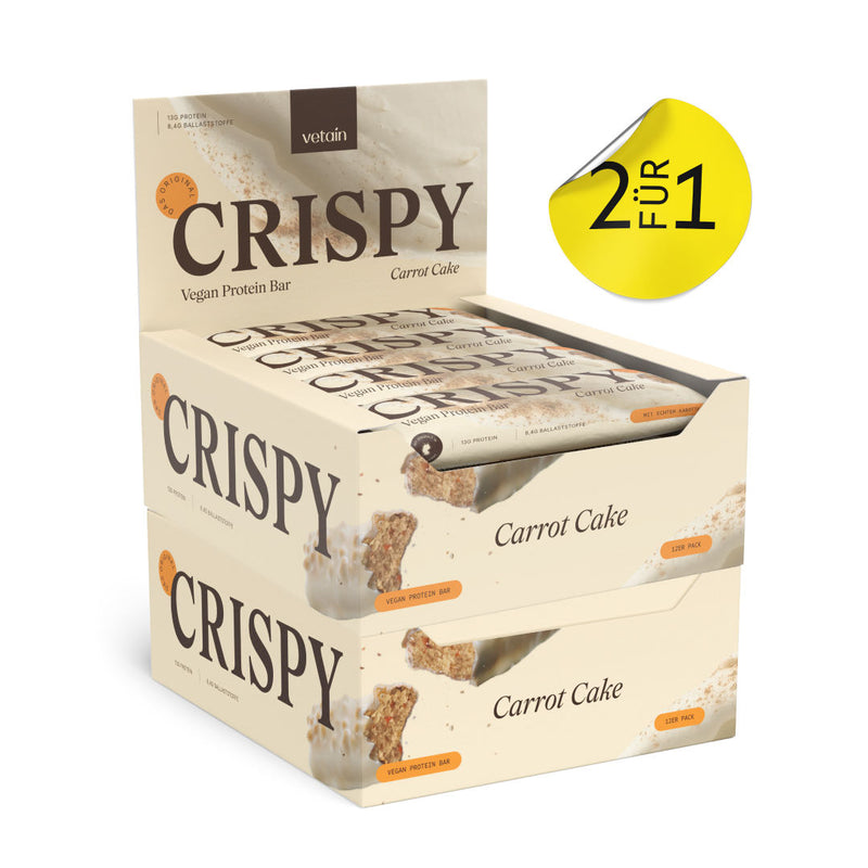Vetain Proteinriegel Crispy Carrot Cake: 2für1