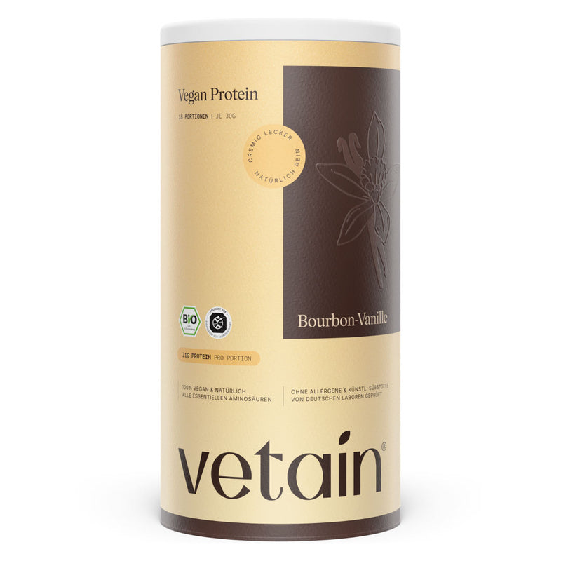Vetain Vegan Protein Bourbon-Vanille Dose