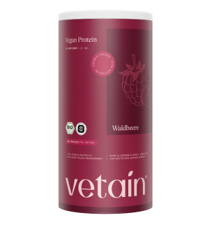 Vetain Vegan Protein Waldbeere Dose