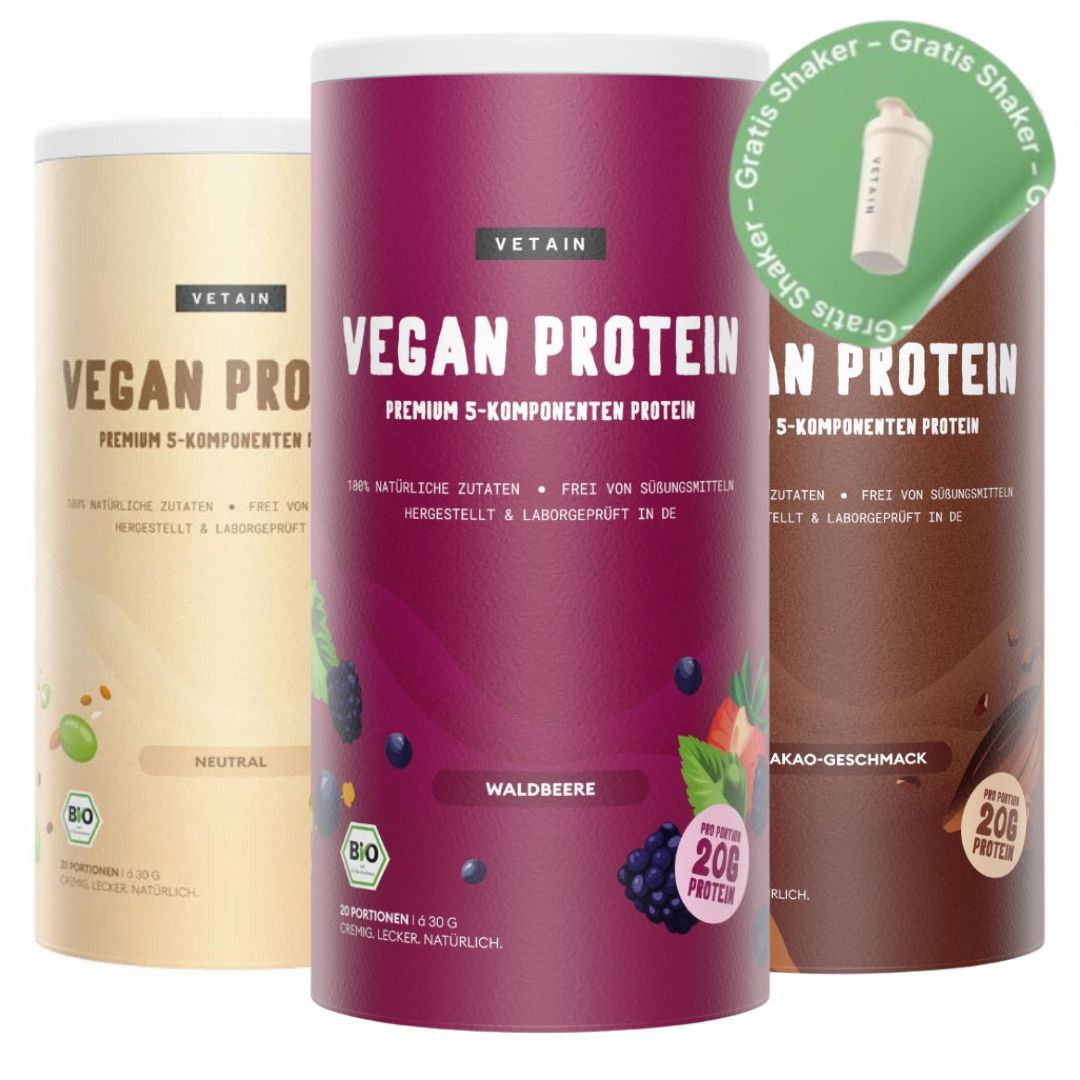 Vetain Premium-Bundle (35% Rabatt) mit Gratis Shaker
