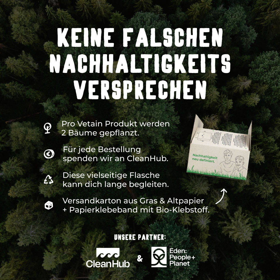 Vetain keine falschen Nachhaltigkeitsversprechen
