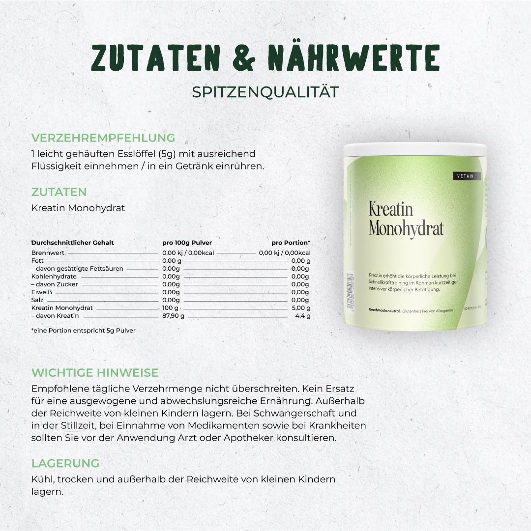 Kreatin Monohydrat (250g)