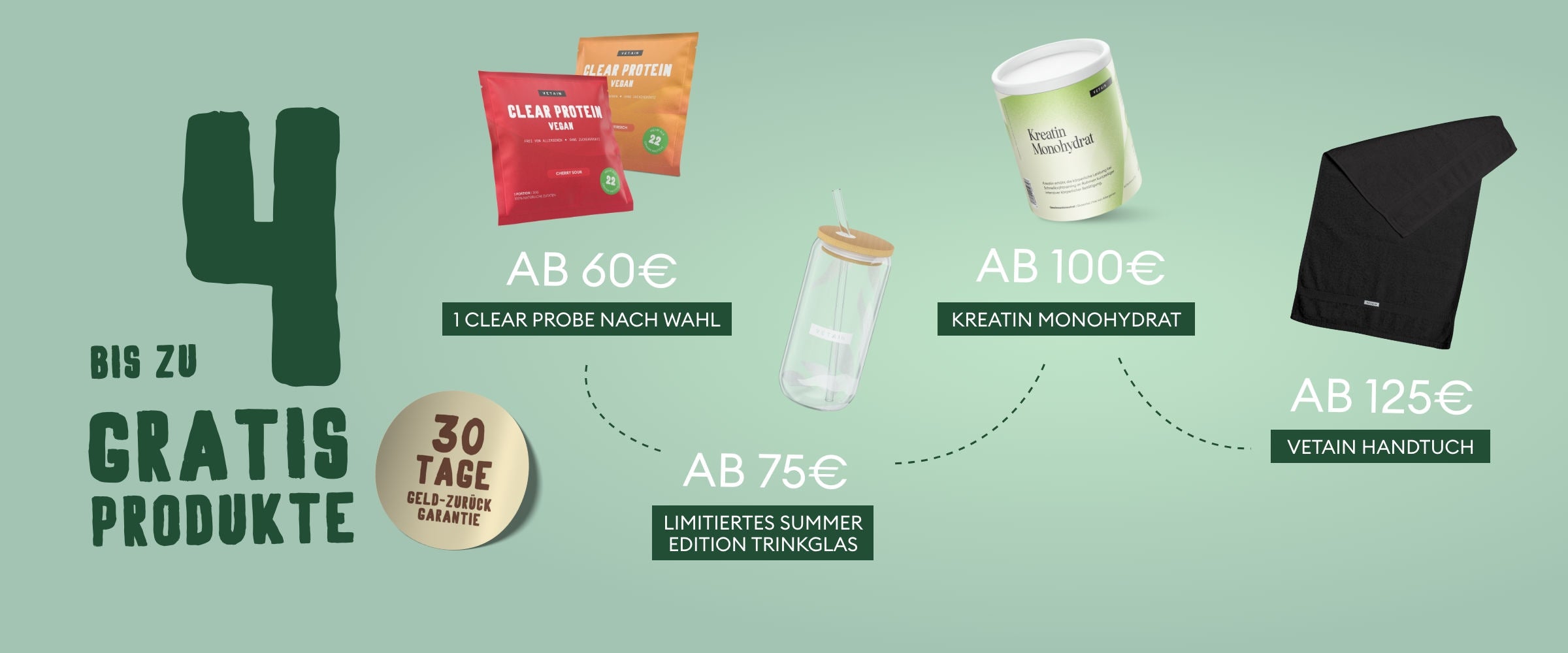 Vetain Stufensystem bis zu 4 gratis Produkte