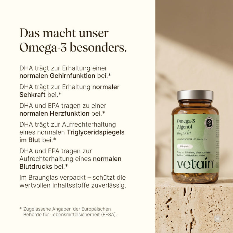 Vegan Omega 3 - Algae Oil (90 Capsules)