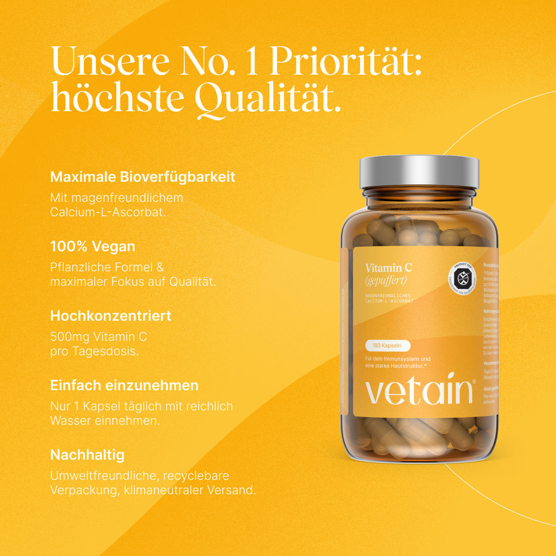 Vitamin C gepuffert (365 Kapseln)