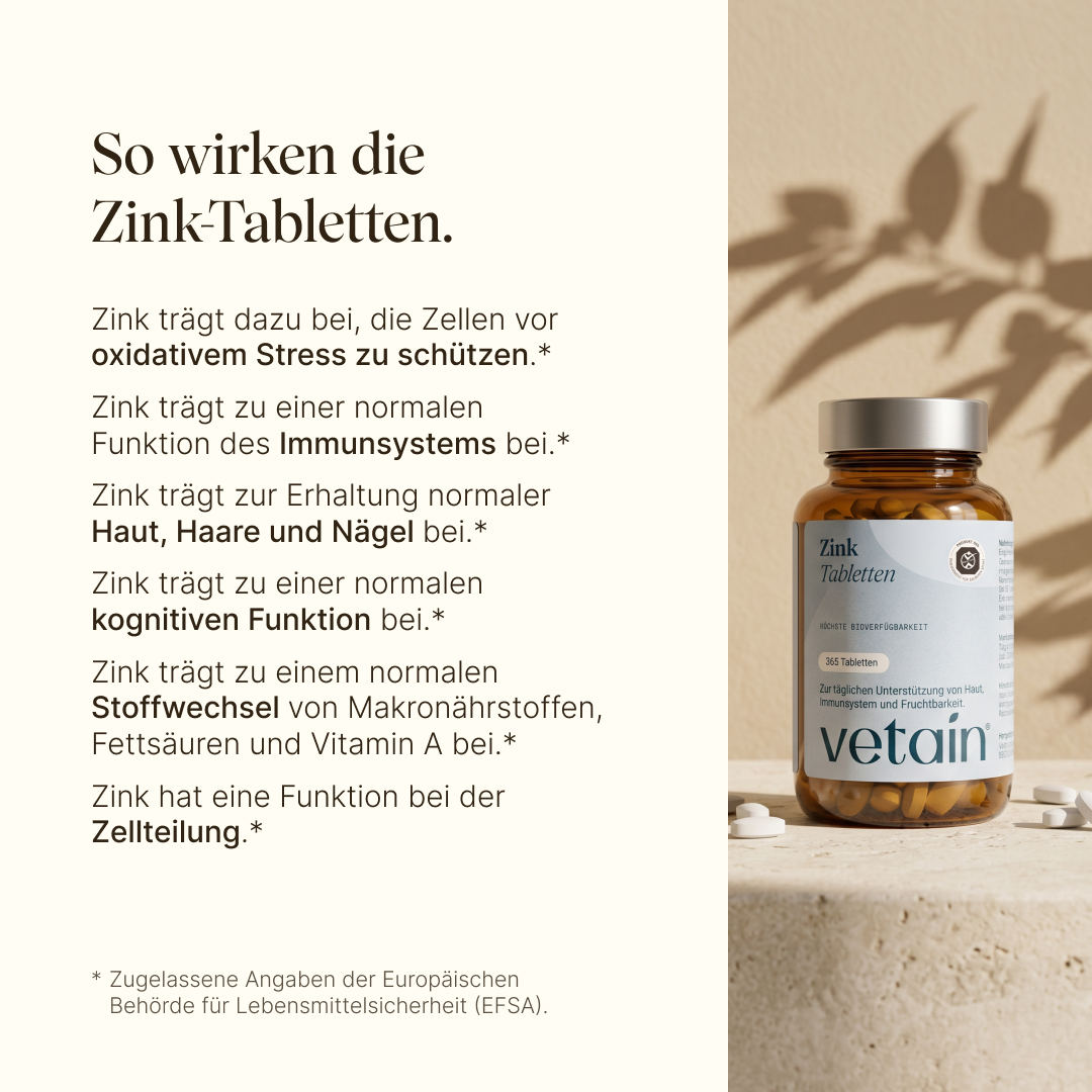 Zinkbisglycinat 25mg hochdosiert (365 Tabletten)