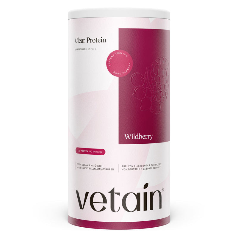 Vetain veganes Clear Protein Wildberry