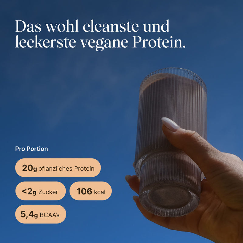 Vegan Protein Haselnuss: Das wohl cleanste und leckerste vegane Protein, Nährwertangaben pro Portion