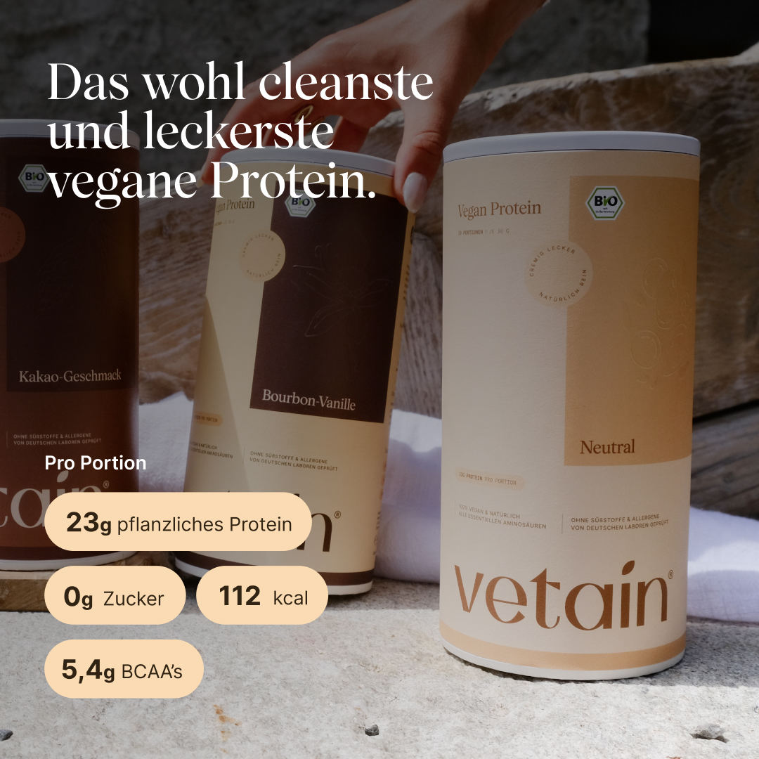 Vegan Protein Neutral: Das wohl cleanste und leckerste vegane Protein, Nährwertangaben pro Portion