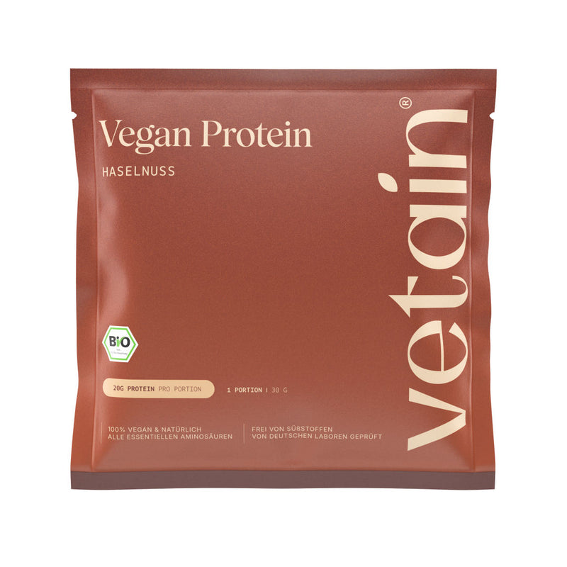 Vetain Vegan Protein Probe Haselnuss 