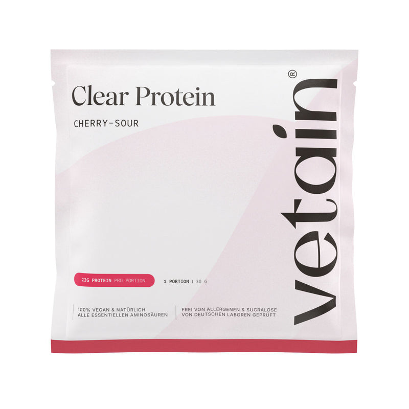 Vetain vegane Clear Protein Probe Cherry-Sour 