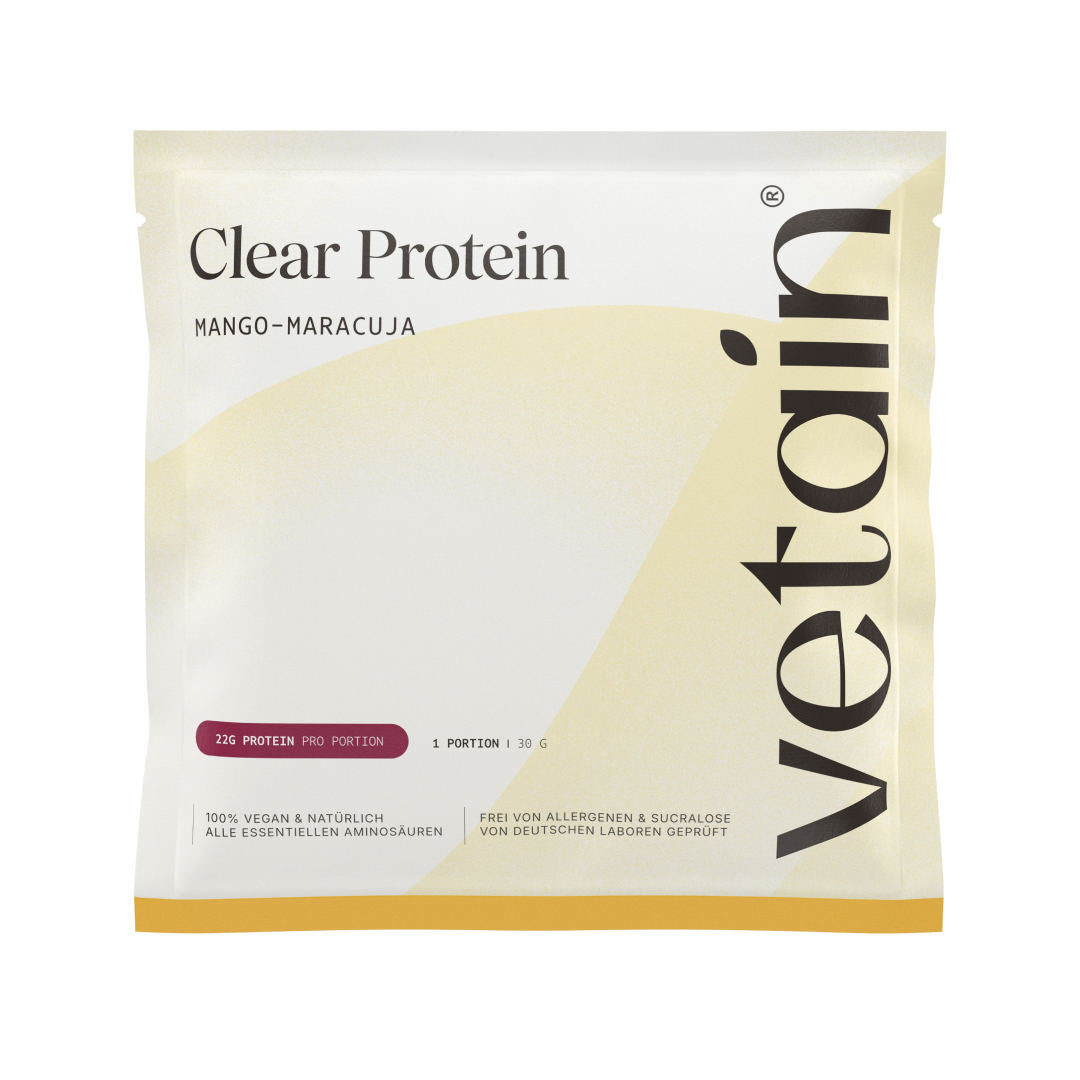 Vetain vegane Clear Protein Probe Mango-Maracuja 