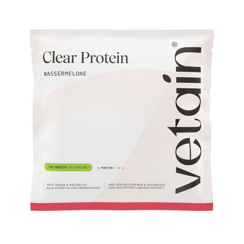 Vetain vegane Clear Protein Probe Wassermelone 