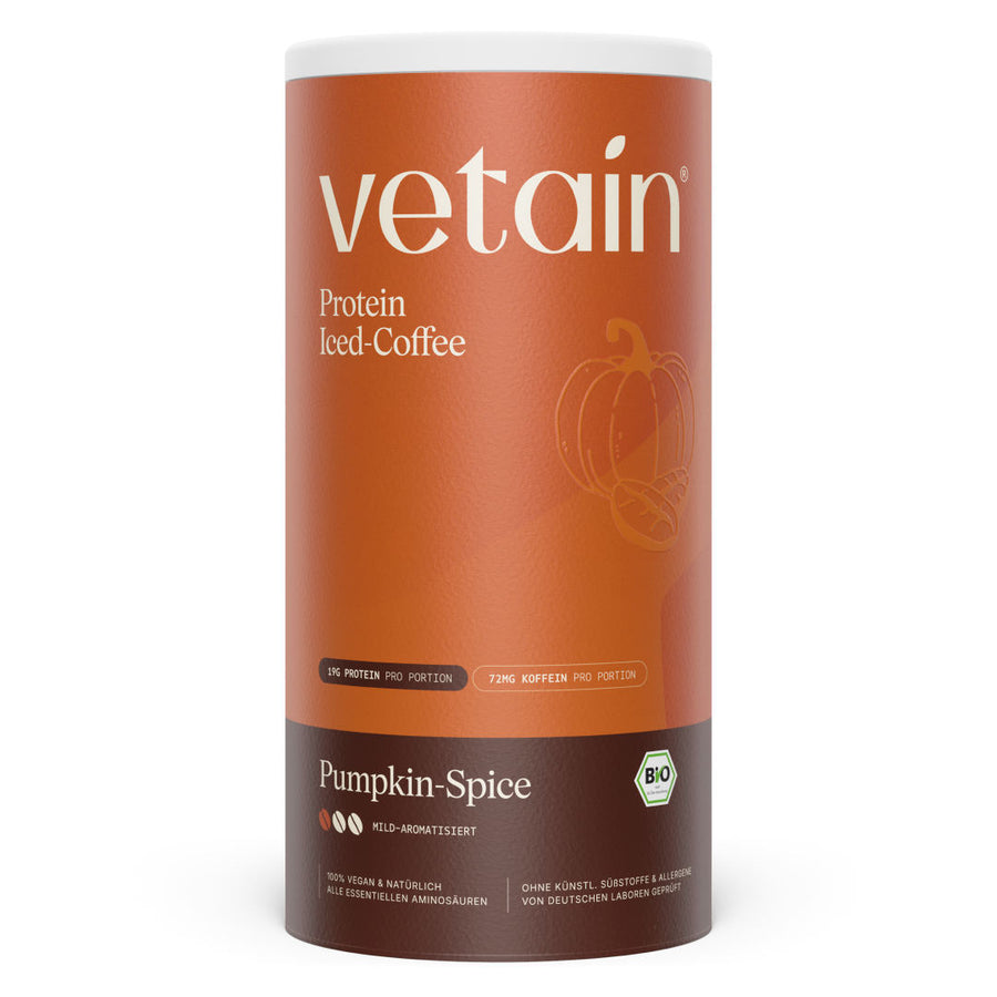 Vegan Protein Iced Coffee Pumpkin Spice (540g/Organic)