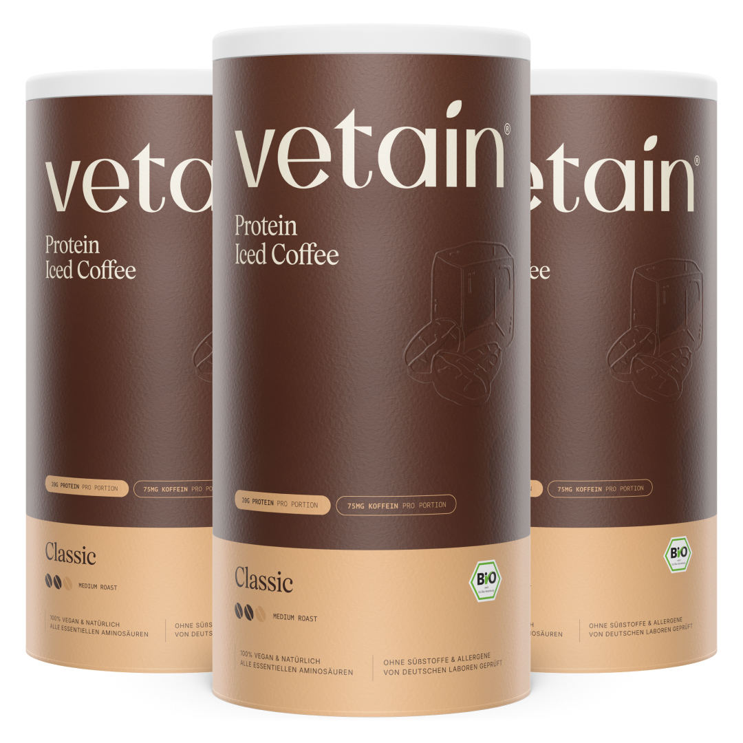 Vetain vegan Protein Iced-Coffee, 3er Bundle mit 10%