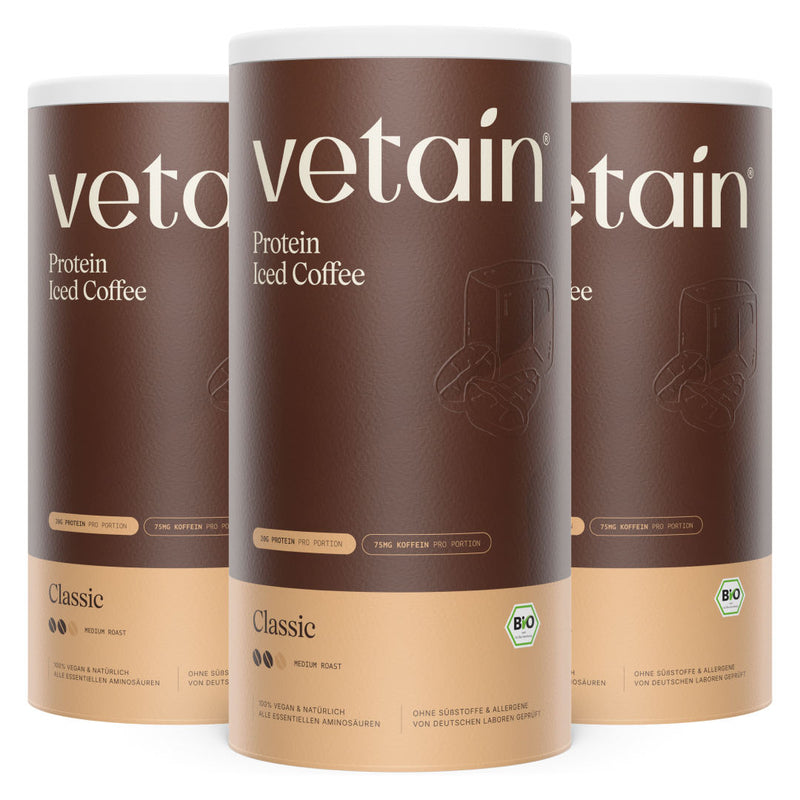 Vetain vegan Protein Iced-Coffee, 3er Bundle mit 10%