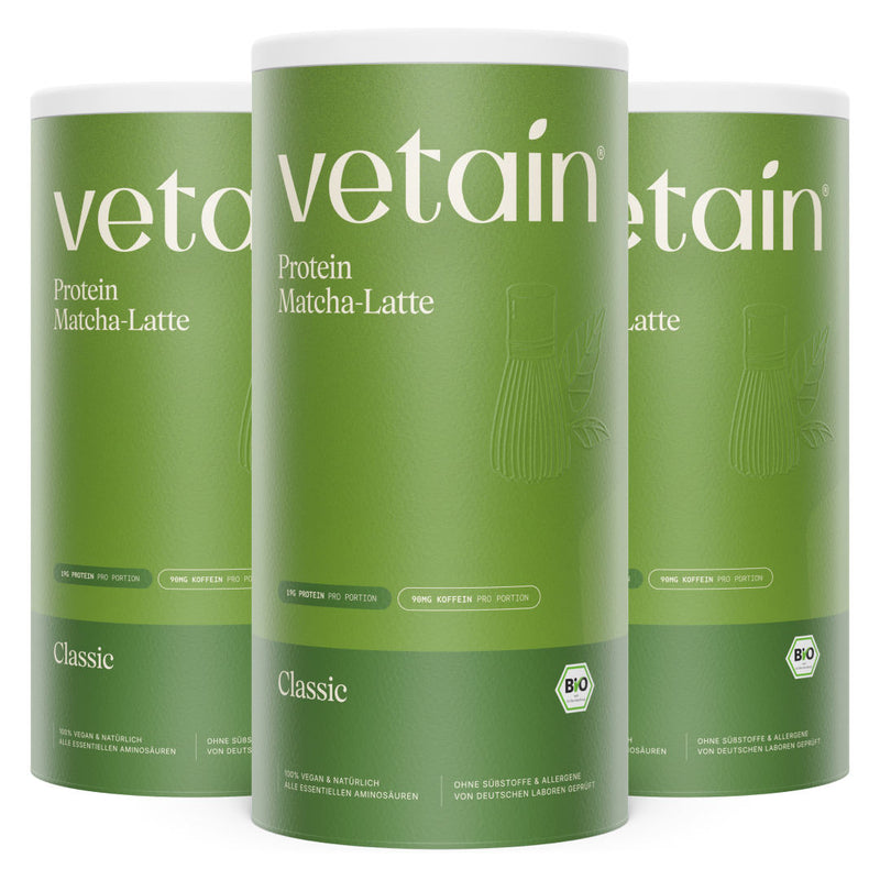 Vetain vegan Protein Matcha, 3er Bundle mit 10%