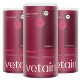 Vetain vegan Protein Beere, 3er Bundle mit 10%
