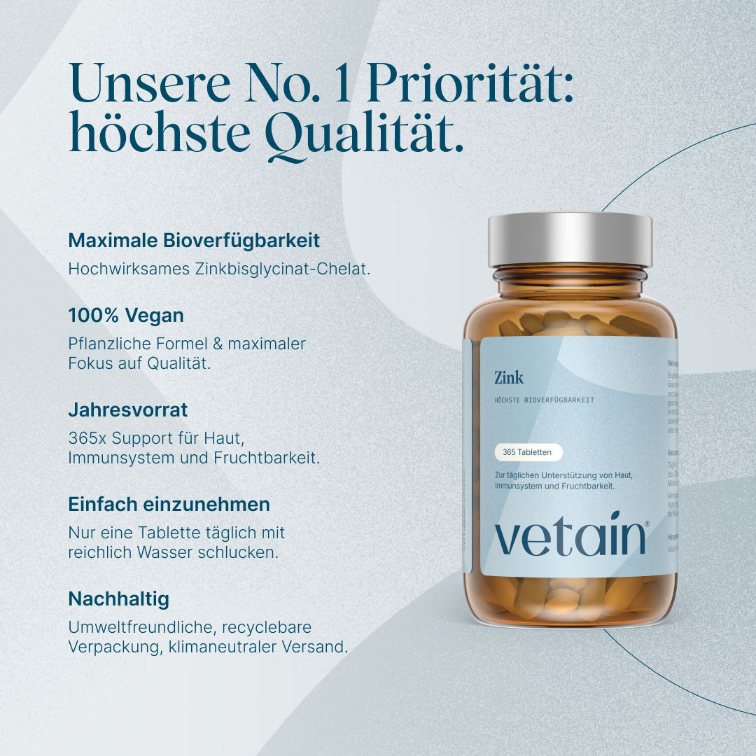 Zink Supplement Qualität