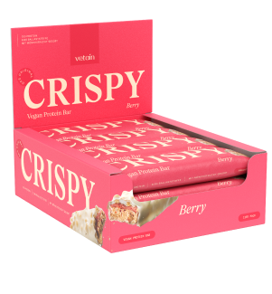 Vetain Crispy Proteinriegel Berry 12er Tray