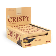 CRISPY veganer Proteinriegel - Peanut (12er Pack)