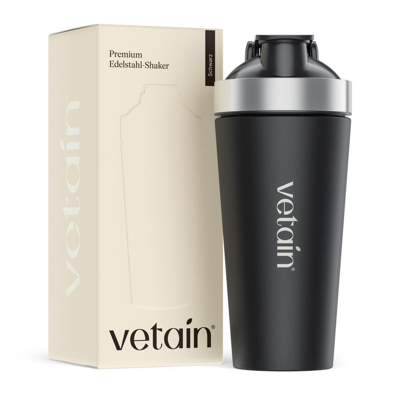 Vetain Edelstahl-Shaker schwarz