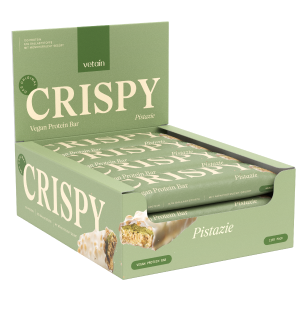 Vetain veganer Proteinriegel Crispy Pistazie  12er Tray