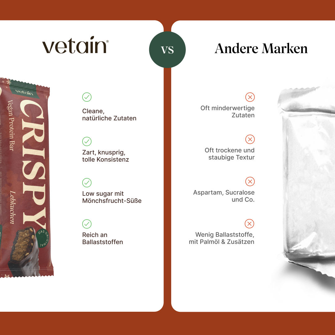 CRISPY Vegan Protein Bar - Lebkuchen