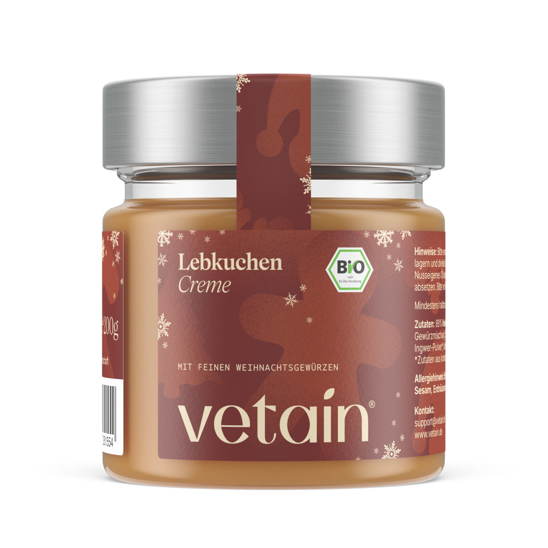 Vetain Lebkuchen Creme mit feinen Weihnachtsgewürzen