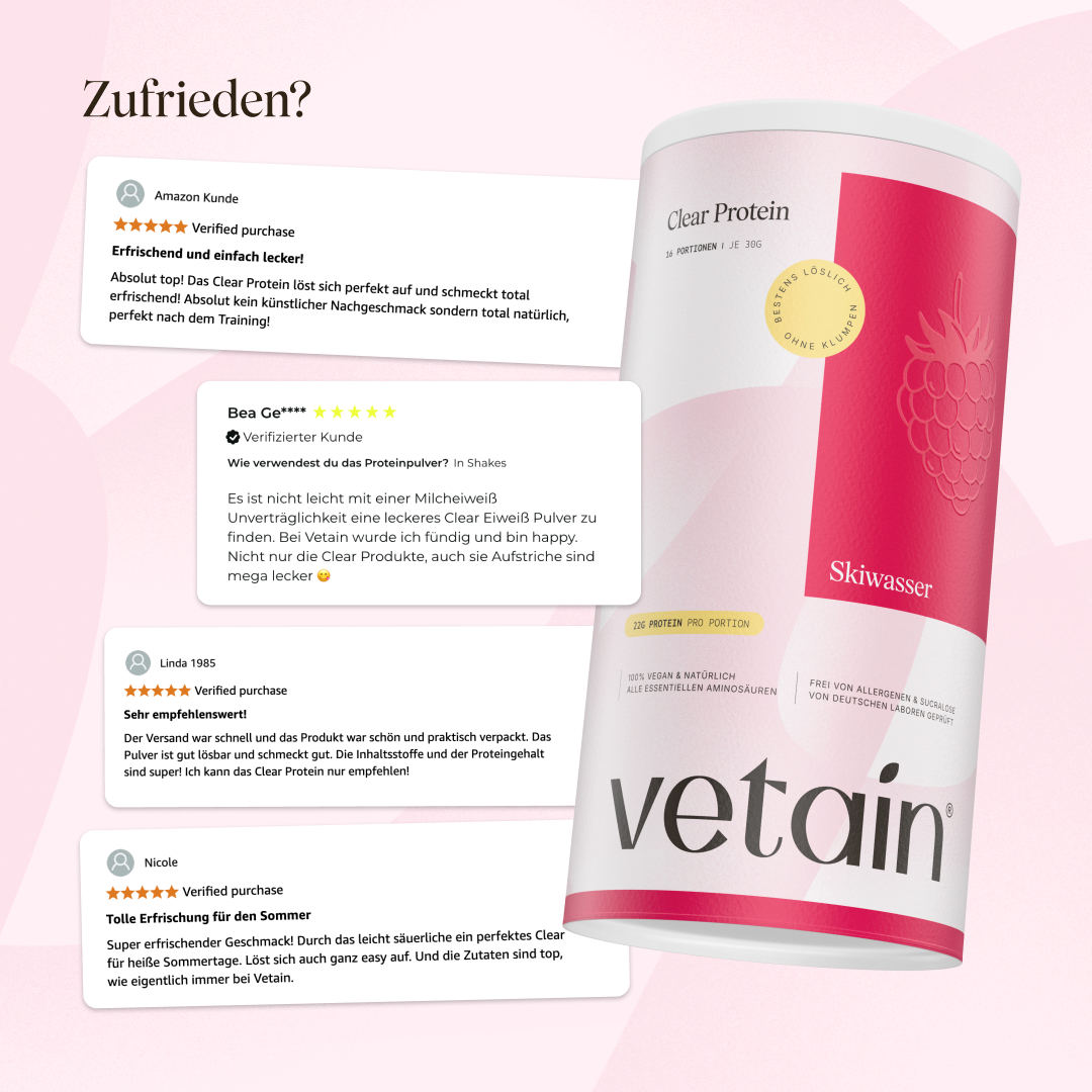 Glückliche Bewertungen von Vetain Kund:innen