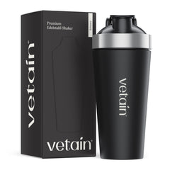 Hochwertiger Edelstahl-Shaker - Schwarz