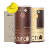 Vetain Vegan Protein Starter Paket (Kakao und Bourbon-Vanille) mit gratis Ebook