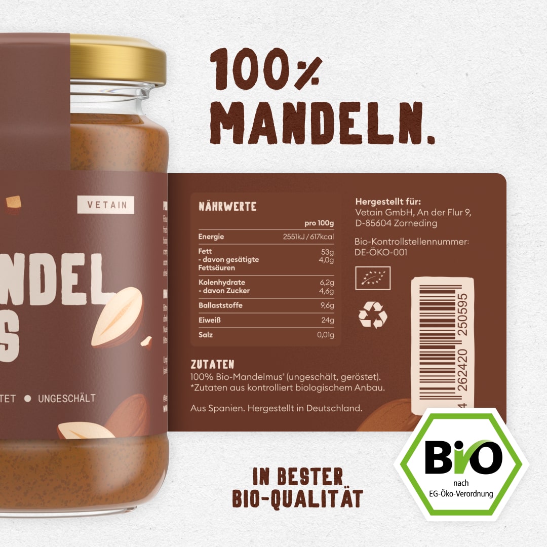 Echte Bio-Mandeln made in Germany